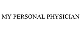 MY PERSONAL PHYSICIAN trademark