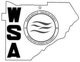 WSA DOUGLASVILLE - DOUGLAS COUNTY WATERAND SEWER AUTHORITY 1985 trademark