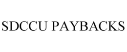 SDCCU PAYBACKS trademark