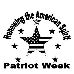 RENEWING THE AMERICAN SPIRIT PATRIOT WEEK trademark