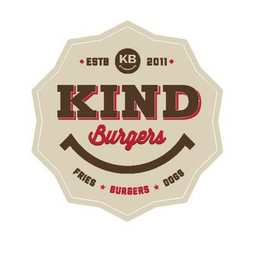 KIND BURGERS ESTB KB 2011 FRIES BURGERS DOGS trademark