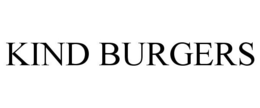 KIND BURGERS trademark