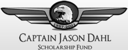 CAPTAIN JASON DAHL SCHOLARSHIP FUND 1957-2001 trademark