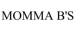 MOMMA B'S trademark