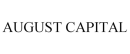 AUGUST CAPITAL trademark