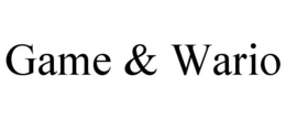 GAME & WARIO trademark