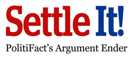 SETTLE IT! POLITIFACT'S ARGUMENT ENDER trademark