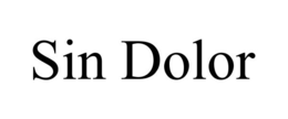 SIN DOLOR trademark