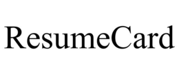 RESUMECARD trademark