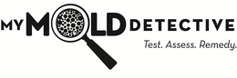 MYMOLDDETECTIVE TEST. ASSESS. REMEDY. trademark