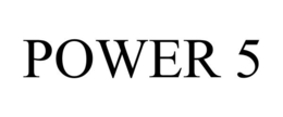 POWER 5 trademark
