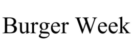 BURGER WEEK trademark