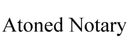 ATONED NOTARY trademark
