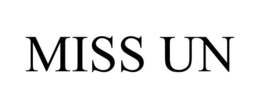 MISS UN trademark