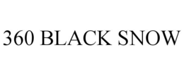 360 BLACK SNOW trademark