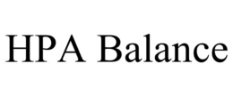 HPA BALANCE trademark