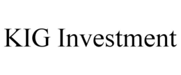 KIG INVESTMENT trademark