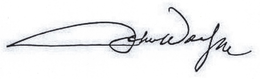 JOHN WAYNE trademark