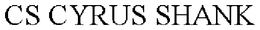 CS CYRUS SHANK trademark