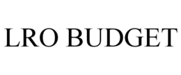 LRO BUDGET trademark