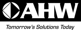 AHW TOMORROW'S SOLUTIONS TODAY trademark