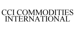 CCI COMMODITIES INTERNATIONAL trademark