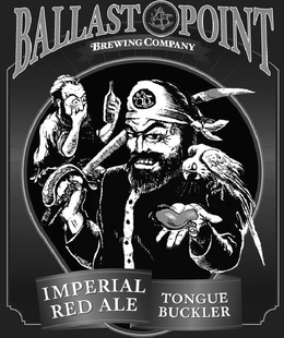 BALLAST POINT BREWING COMPANY IMPERIAL RED ALE TONGUE BUCKLER trademark