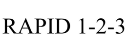 RAPID 1-2-3 trademark