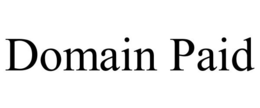DOMAIN PAID trademark