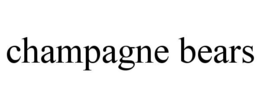 CHAMPAGNE BEARS trademark
