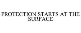 PROTECTION STARTS AT THE SURFACE trademark