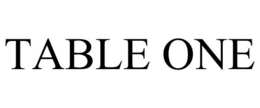 TABLE ONE trademark