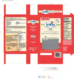 LA ROSA & DISENO MACARRONES trademark