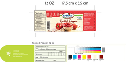 LA ROSA & DISENO ROASTED PEPPERS 12 OZ trademark