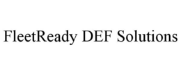 FLEETREADY DEF SOLUTIONS trademark