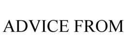 ADVICE FROM trademark