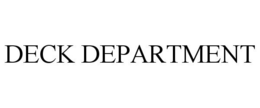 DECK DEPARTMENT trademark