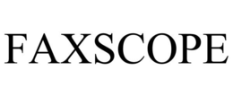 FAXSCOPE trademark