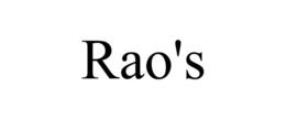 RAO'S trademark