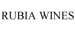 RUBIA WINES trademark