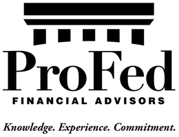 PROFED FINANCIAL ADVISORS KNOWLEDGE. EXPERIENCE. COMMITMENT. trademark