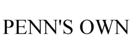 PENN'S OWN trademark