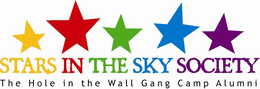 STARS IN THE SKY SOCIETY THE HOLE IN THE WALL GANG CAMP ALUMNI trademark