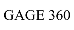 GAGE 360 trademark