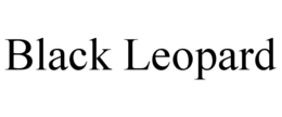 BLACK LEOPARD trademark