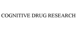 COGNITIVE DRUG RESEARCH trademark
