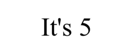 IT'S 5 trademark