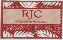 RJC MADE IN HAWAII, USA trademark