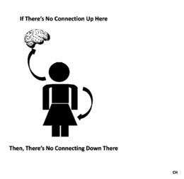IF THERE'S NO CONNECTION UP HERE THEN, THERE'S NO CONNECTING DOWN THERE CH trademark