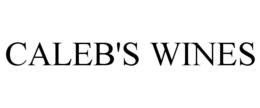 CALEB'S WINES trademark